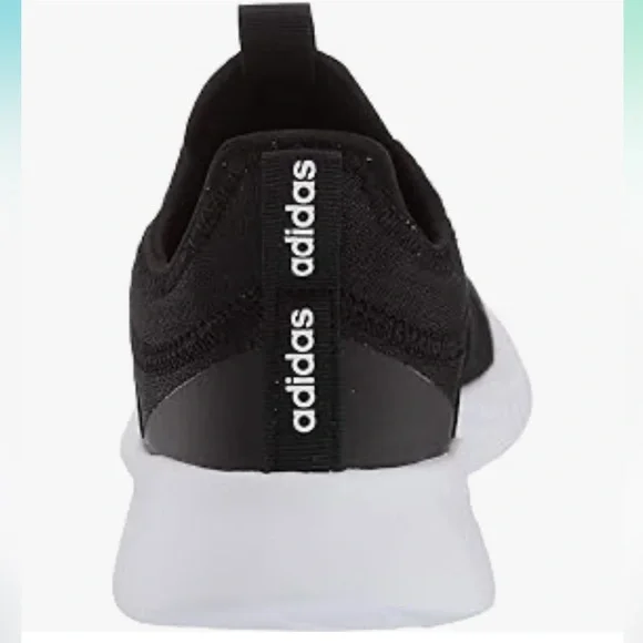 Adidas SUPER Cloudfoam Puremotion black AIR FLOW MESH slip on white bounce sole